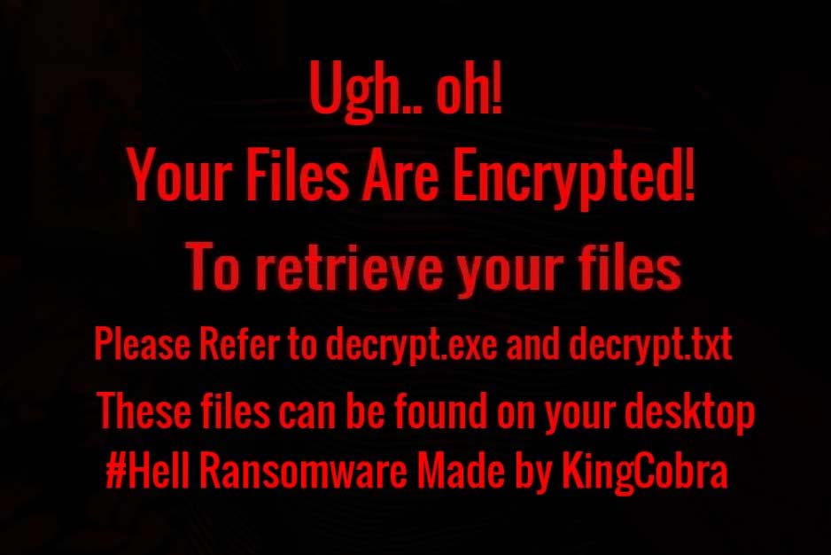 Hell Radiation Ransomware Virus Removal Guide File Recovery