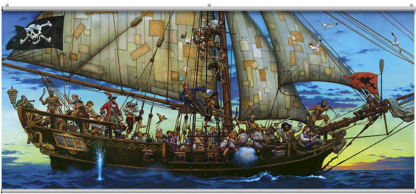 Pirate Ship Wall Murals For Kids Rooms Extra Large