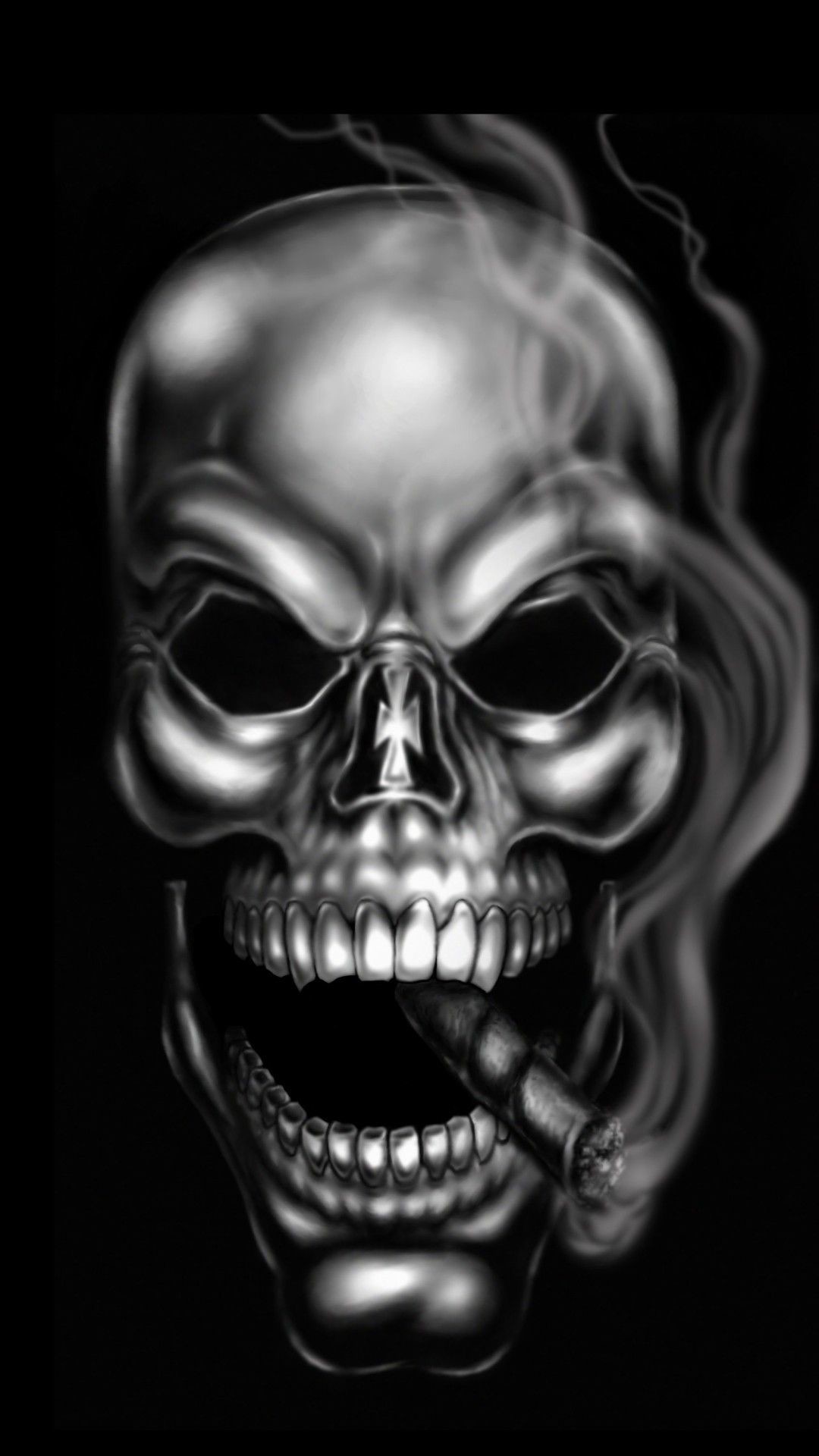 Evil Skull Wallpaper  Download to your mobile from PHONEKY