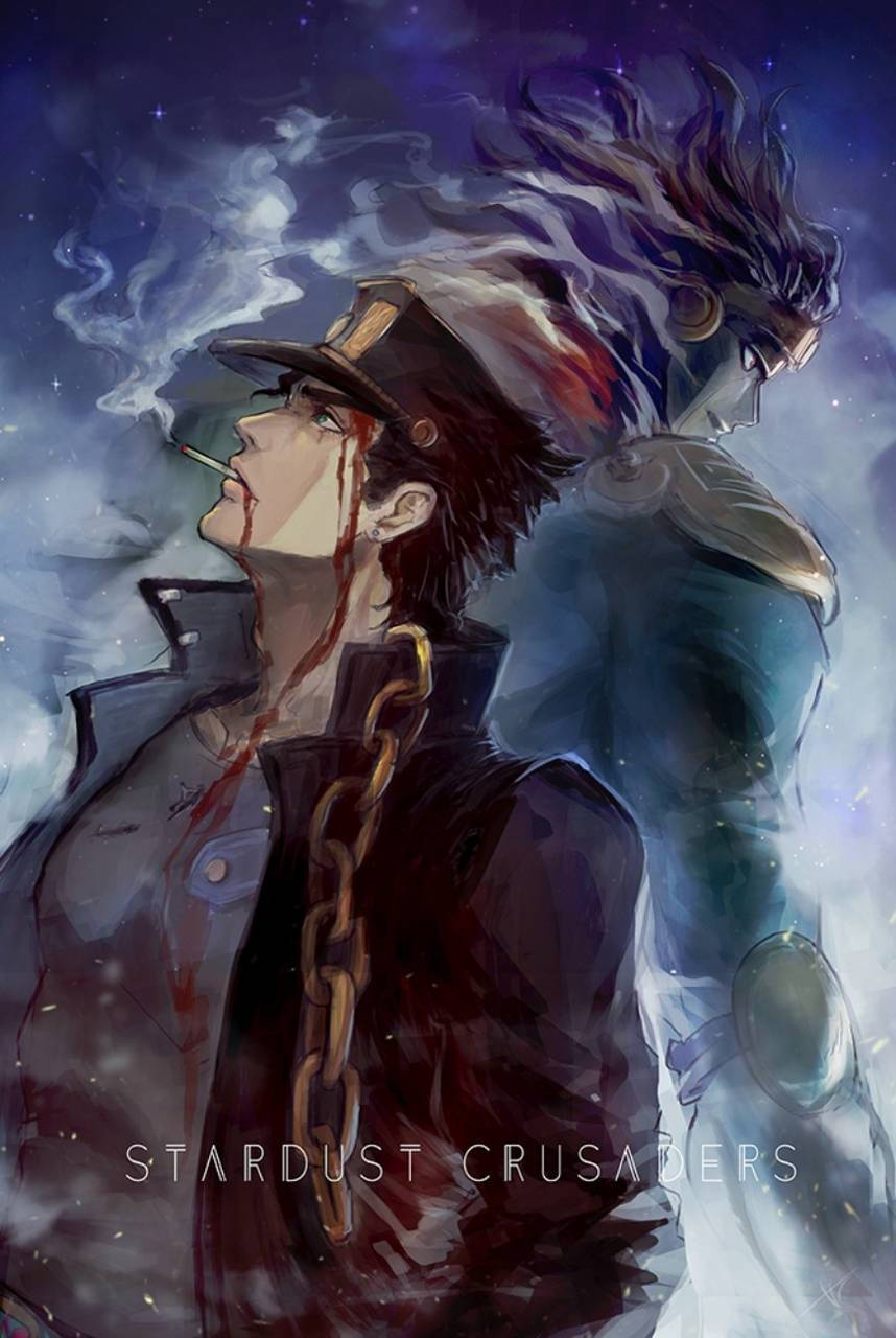 Kujo Jotaro Stardust Crusaders Vvv6vkrmttxqst4f Wallpaper