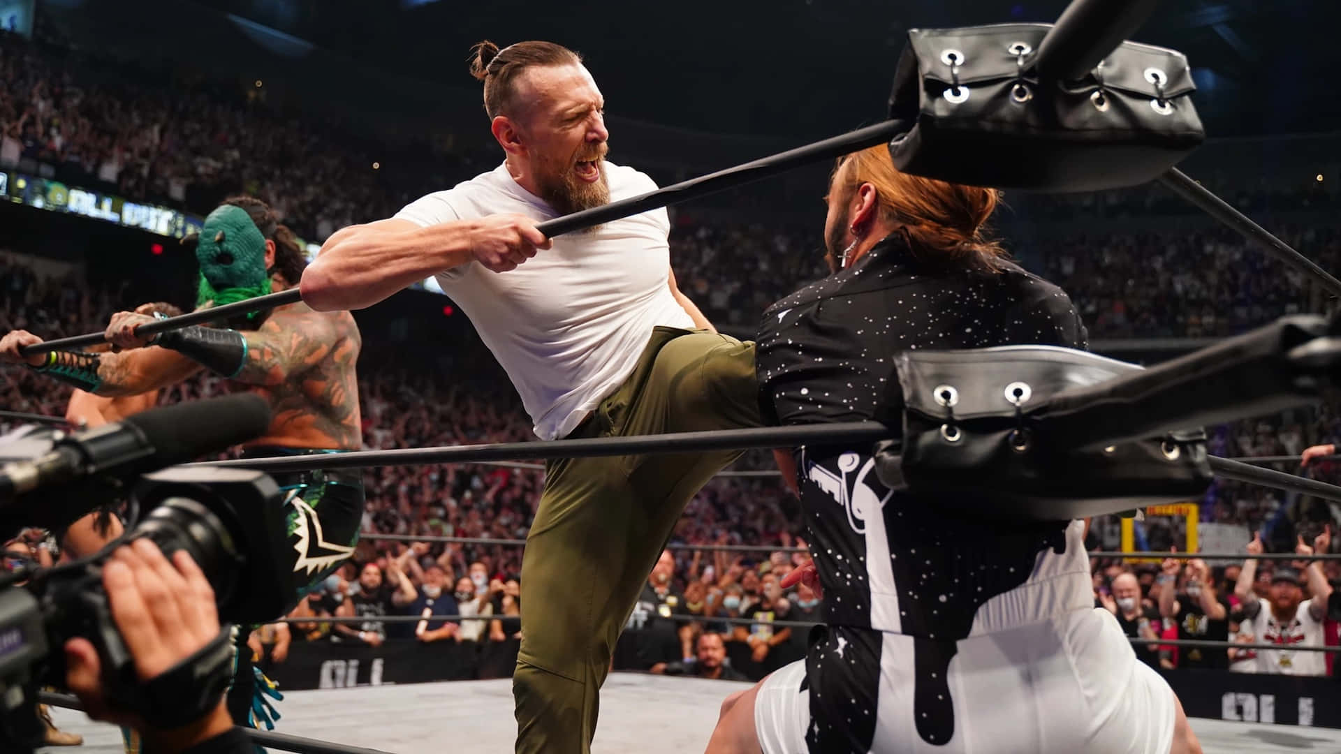 Bryan Danielson All Elite Wrestling Aew Wallpaper