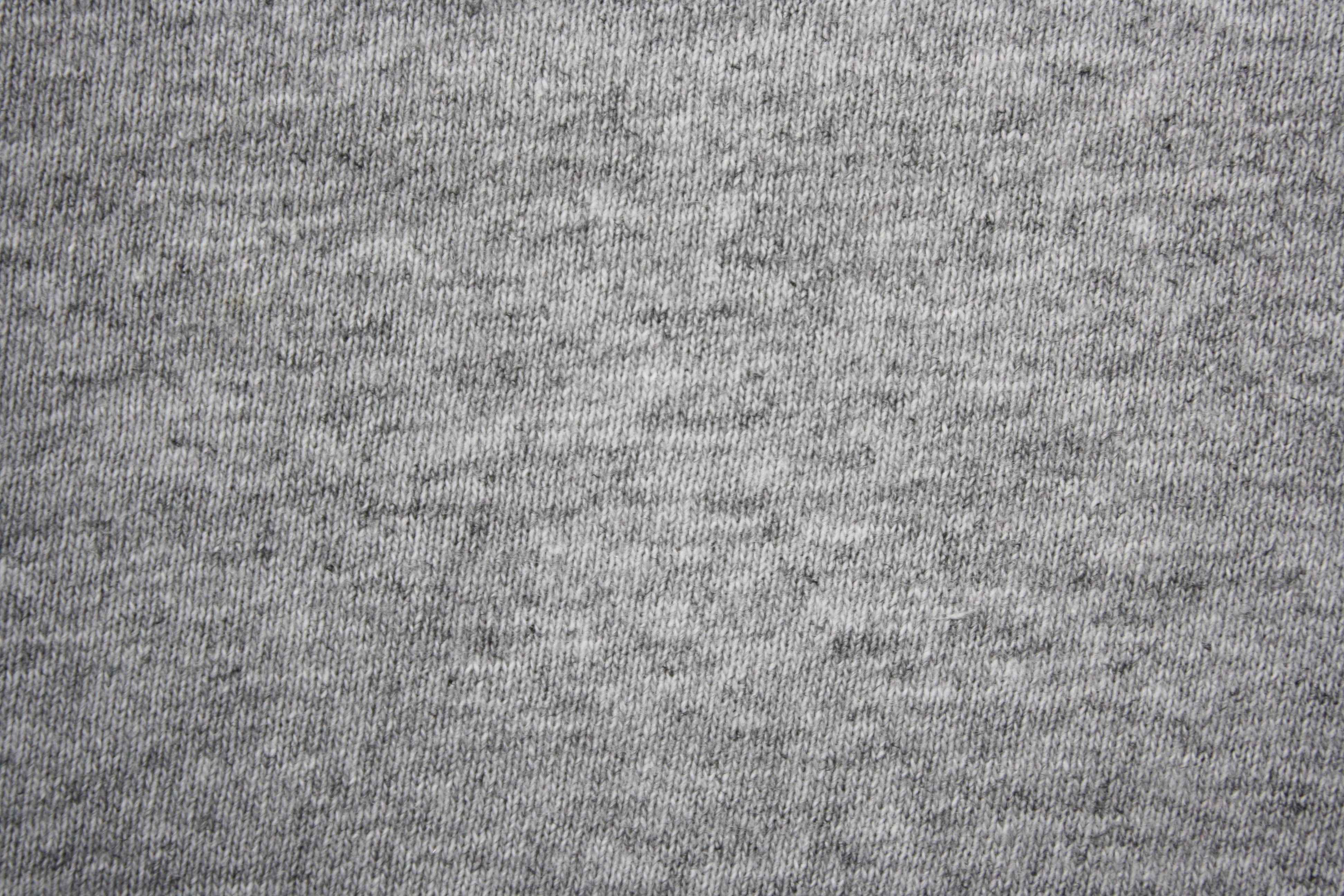 Gray Heather Knit T Shirt Fabric Texture High Resolution Photo