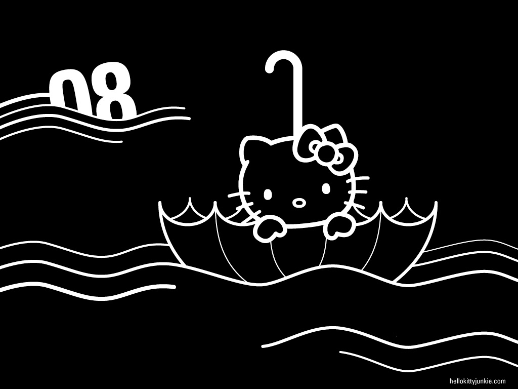 Black Hello Kitty Wallpaper HD In Cartoons Imageci