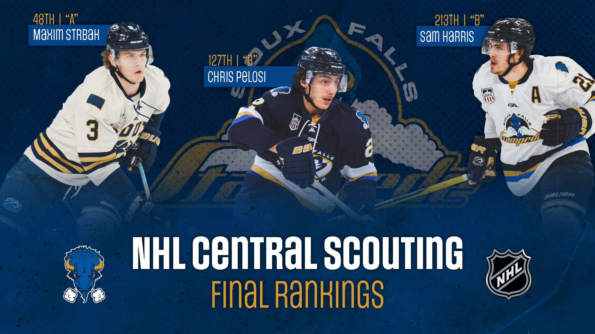 Nhl Central Scouting Releases Final Rankings Includes Three