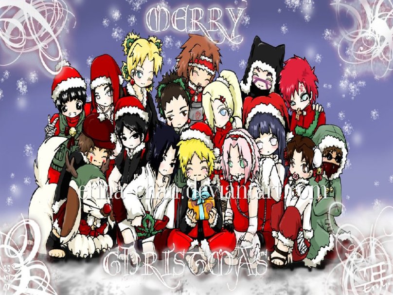Naruto Shippuden Christmas Wallpaper