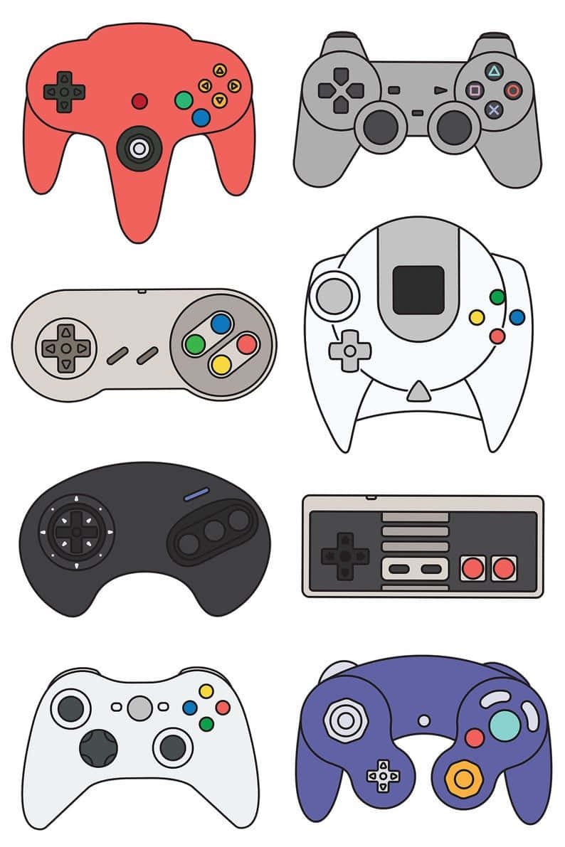 An Array Of Popular Game Console Emulators Wallpaper