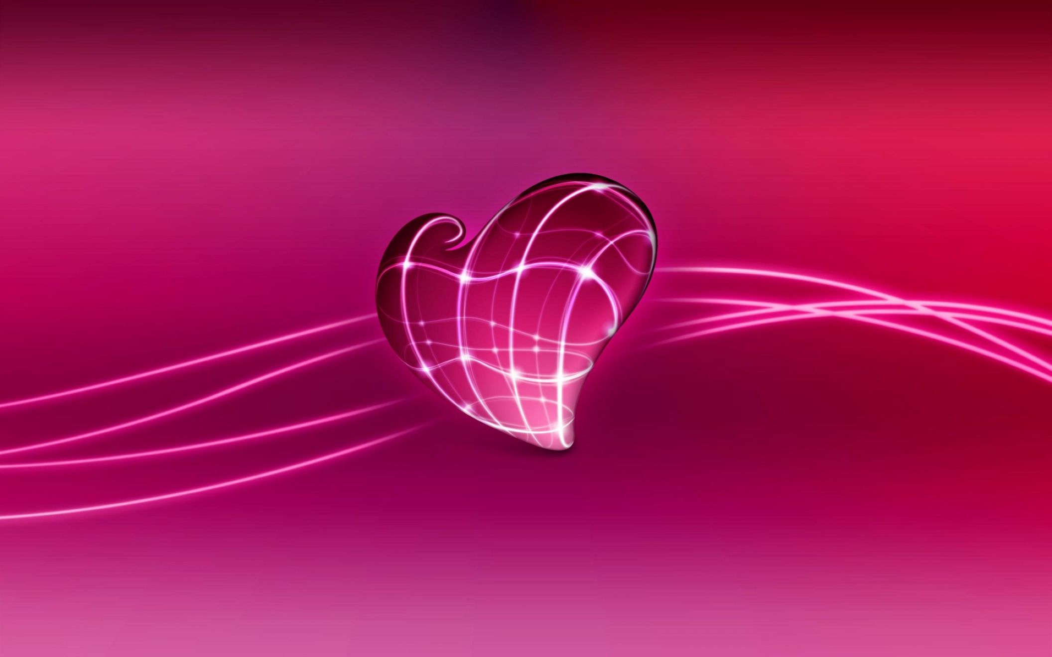Pink 3d Background Love Wallpaper Desktop HD