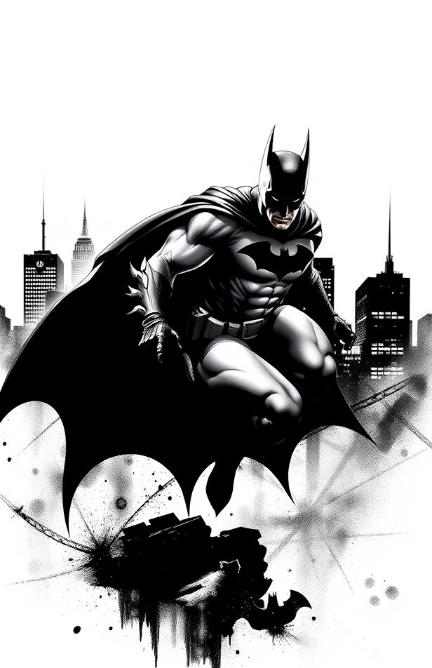 Black And White Batman Wallpaper