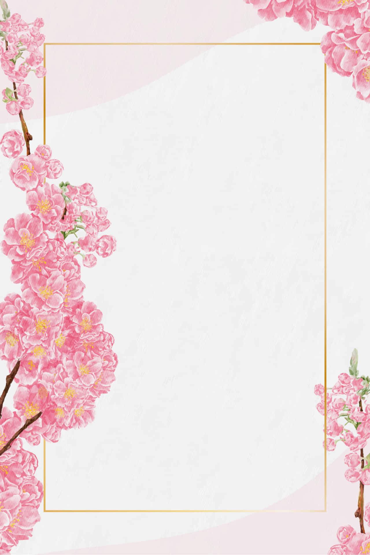 Pink Cherry Blossom Wallpaper