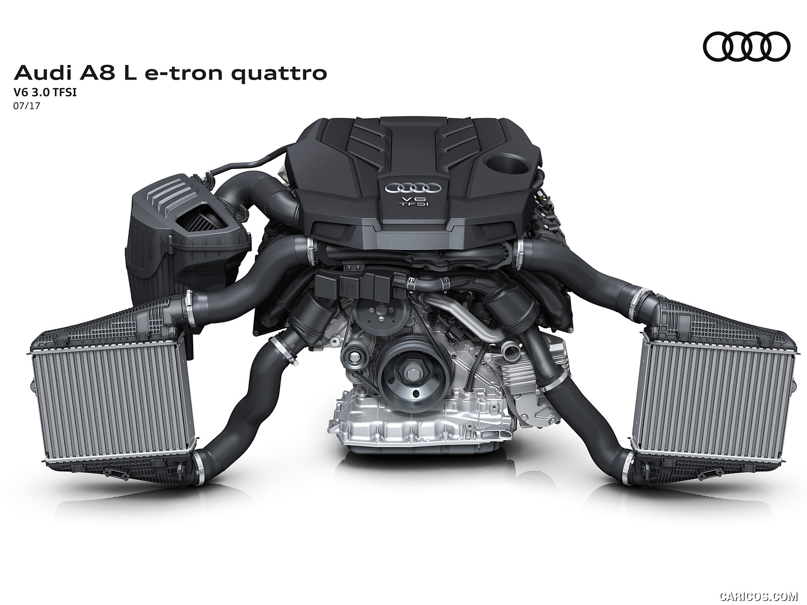 Audi A8 L E Tron V6 Tfsi Engine HD Wallpaper