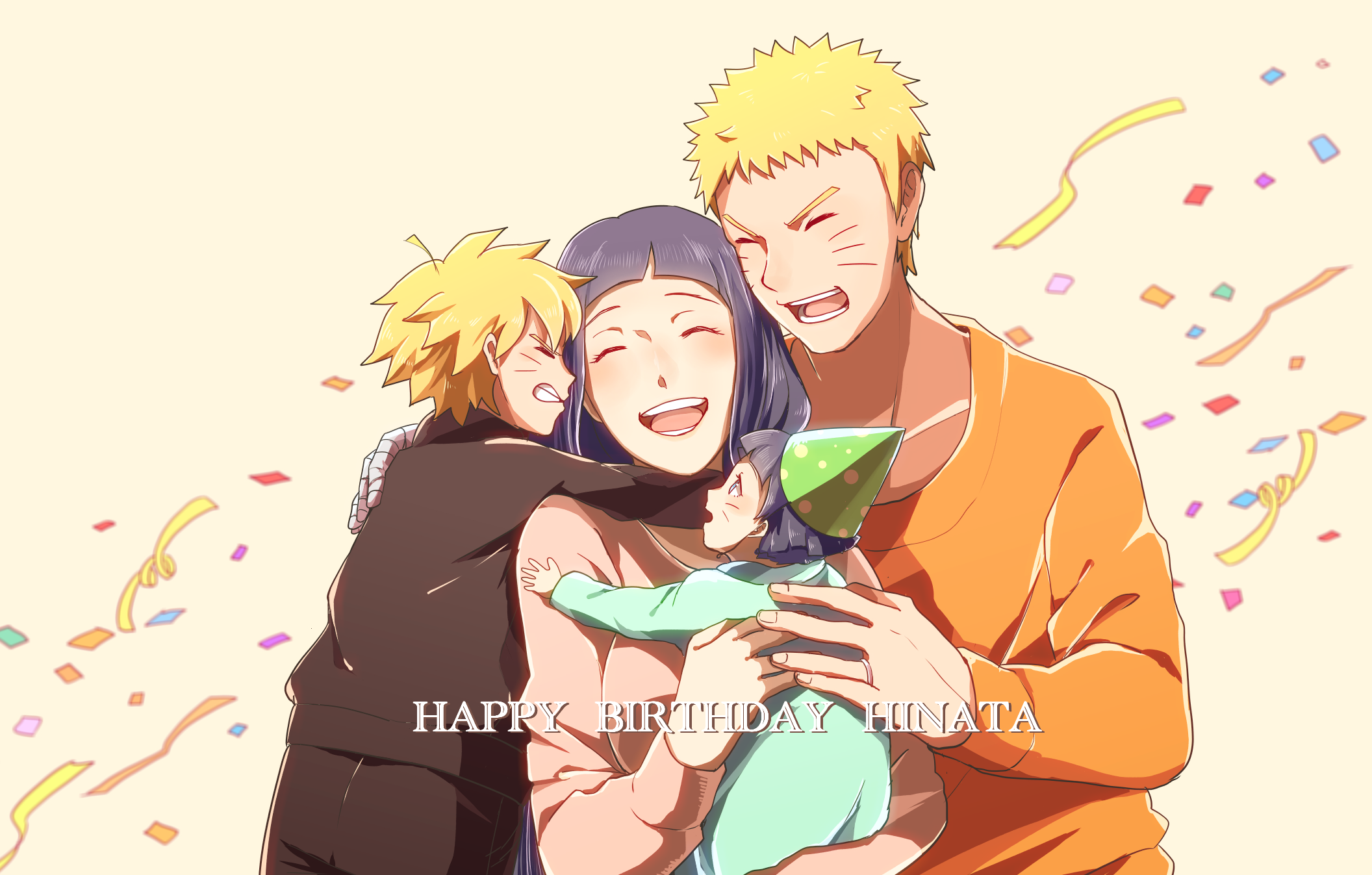 Happy Birthday Hinata Hd Wallpaper Background Image