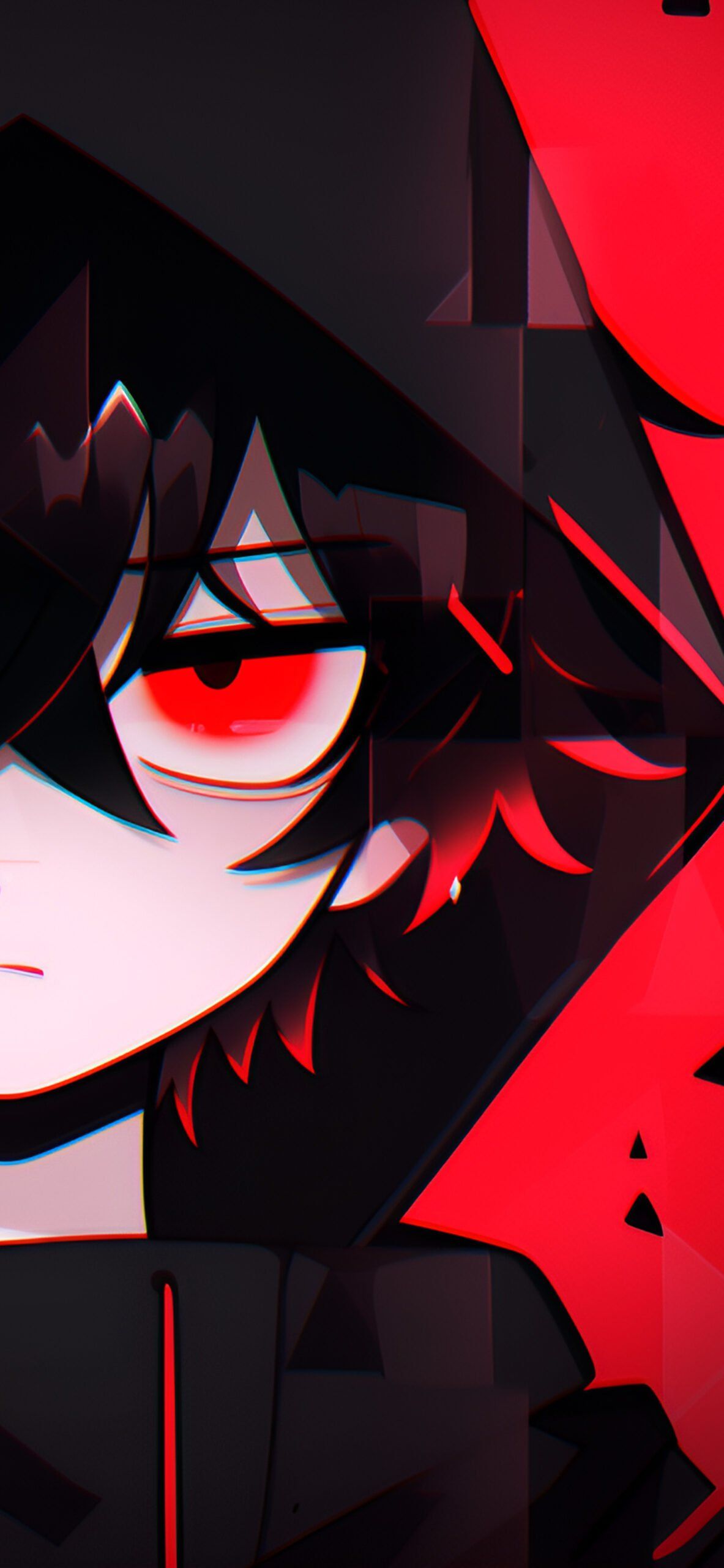 Black Anime Boy Wallpaper