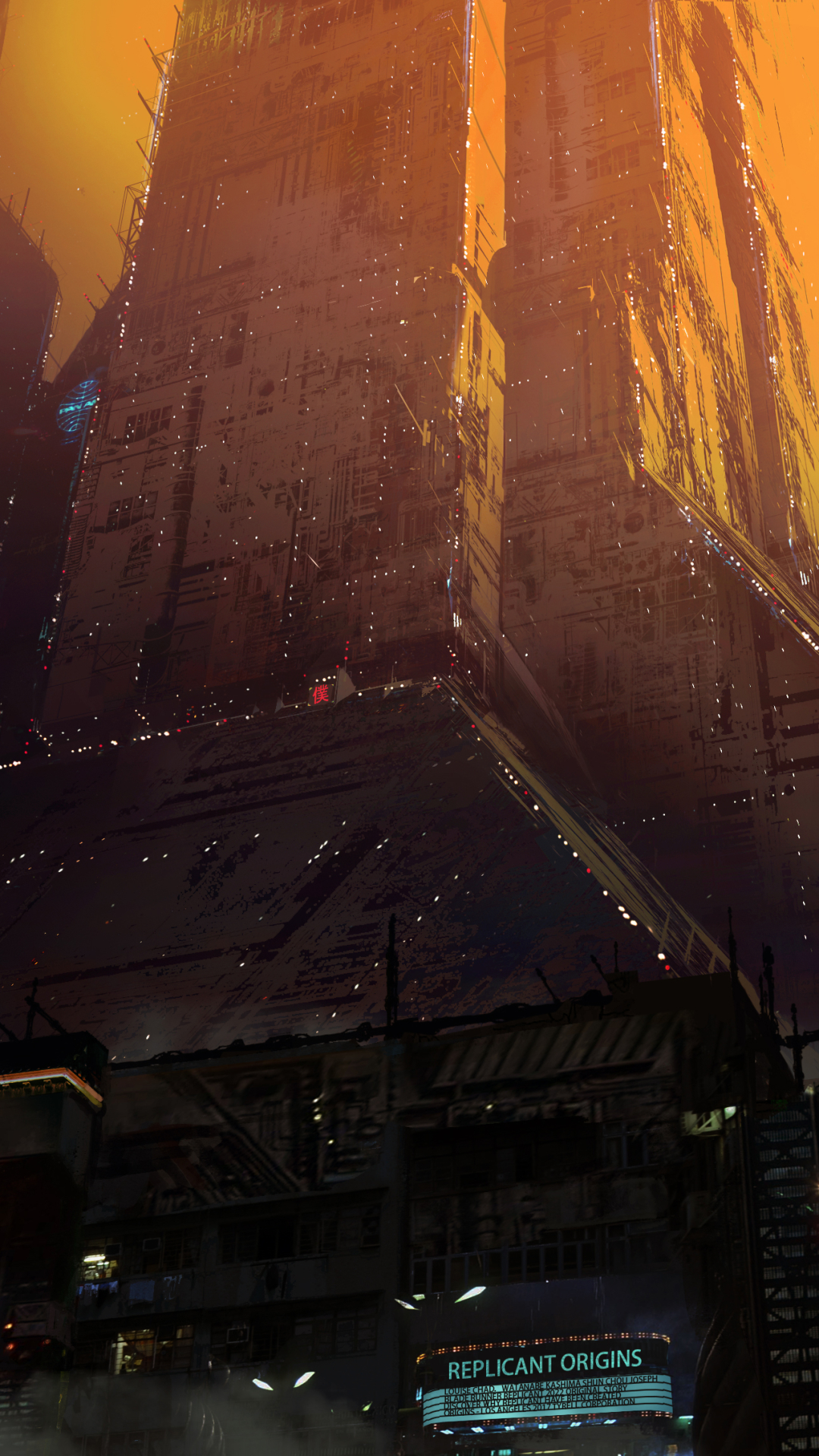 Blade Runner Phone Wallpaper By Paul Chadeisson