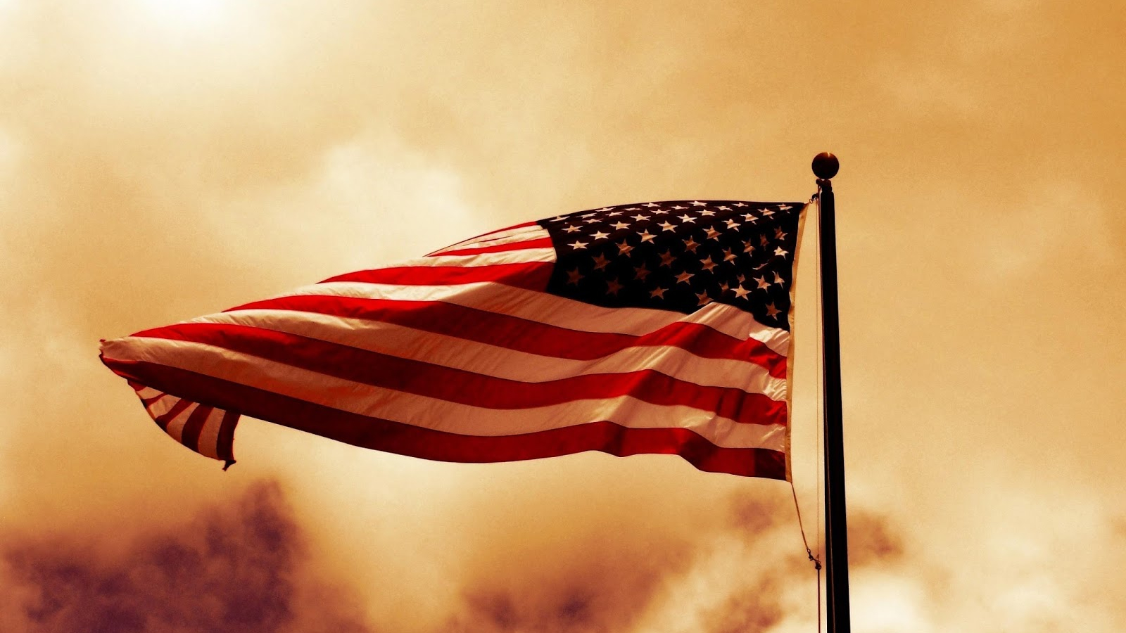 American Flag HD Wallpaper Old With
