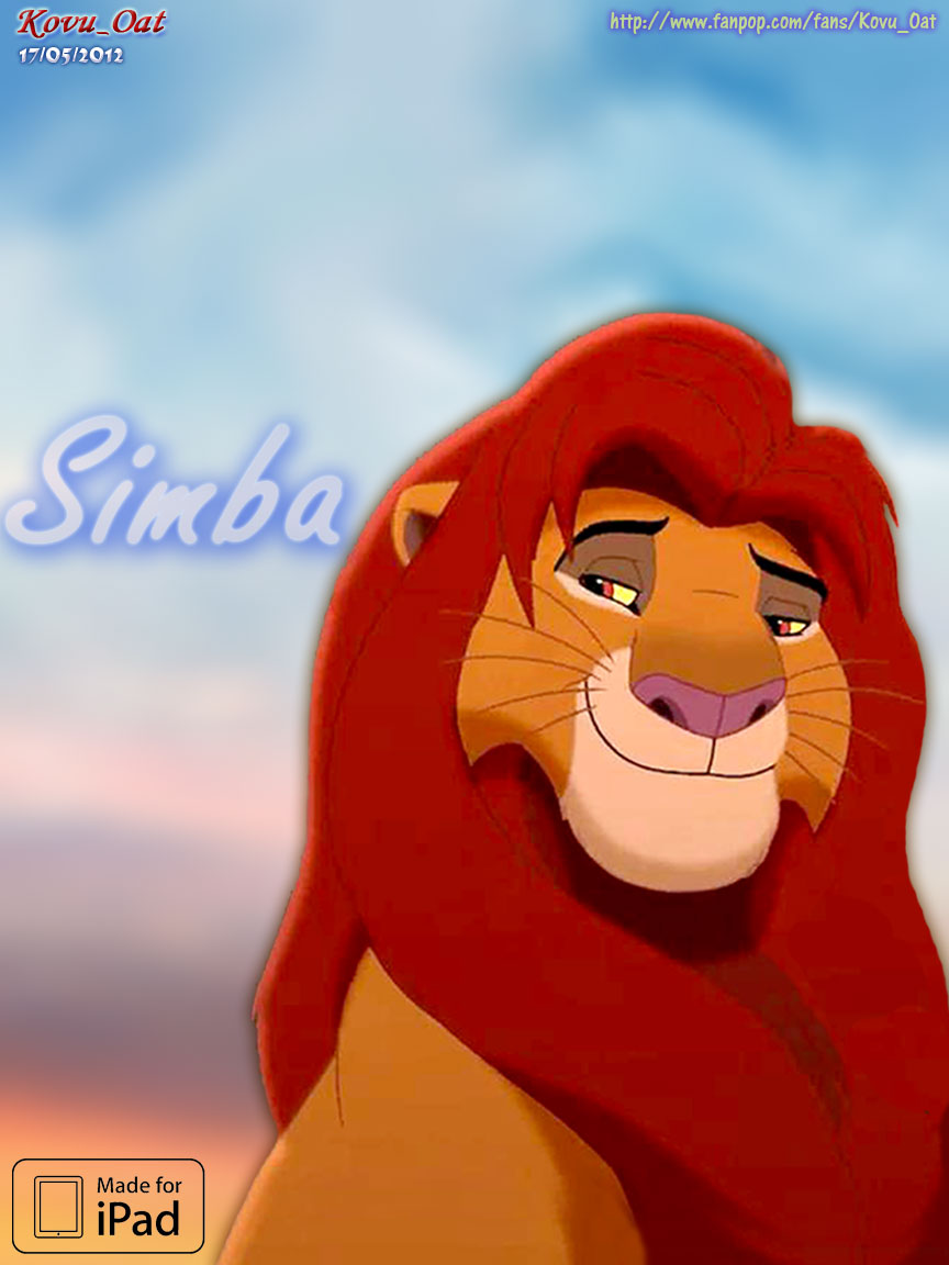 iPad Lock Screen Background Simba Lion HD The King S