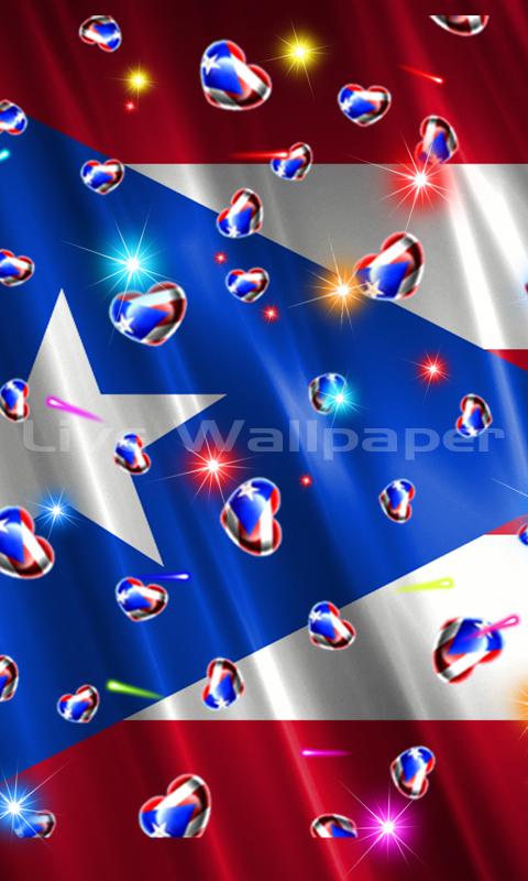 Heart Flag Puerto Rico Screenshot