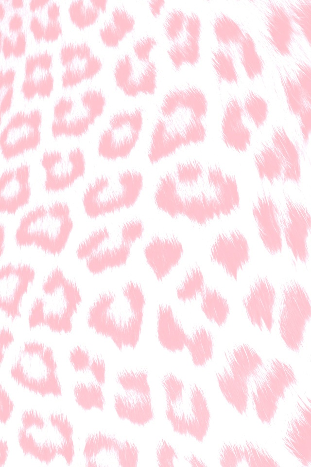 Pink Leopard Print iPhone Wallpaper