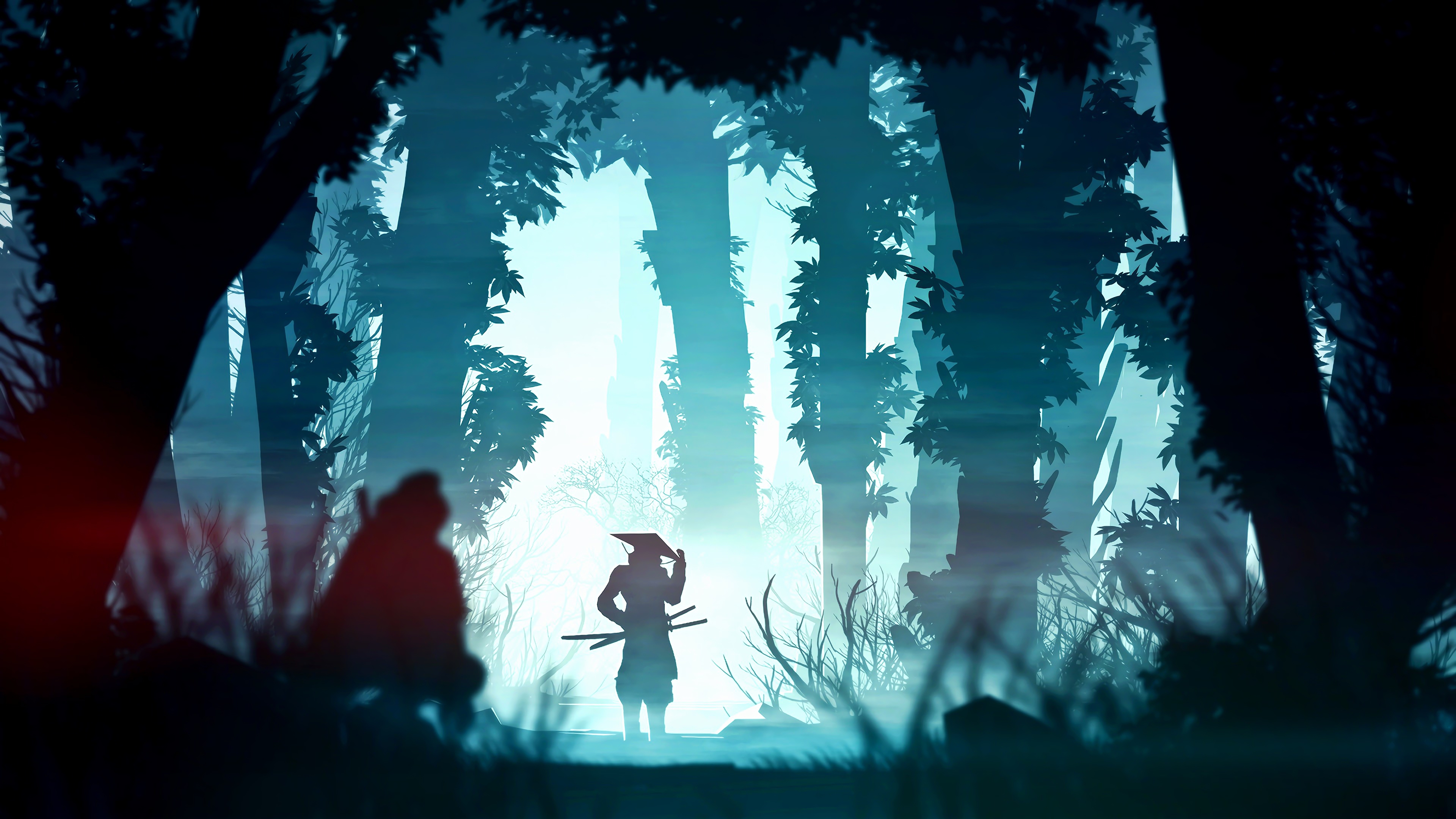 Samurai Digital Art 4k Wallpaper HD Artist