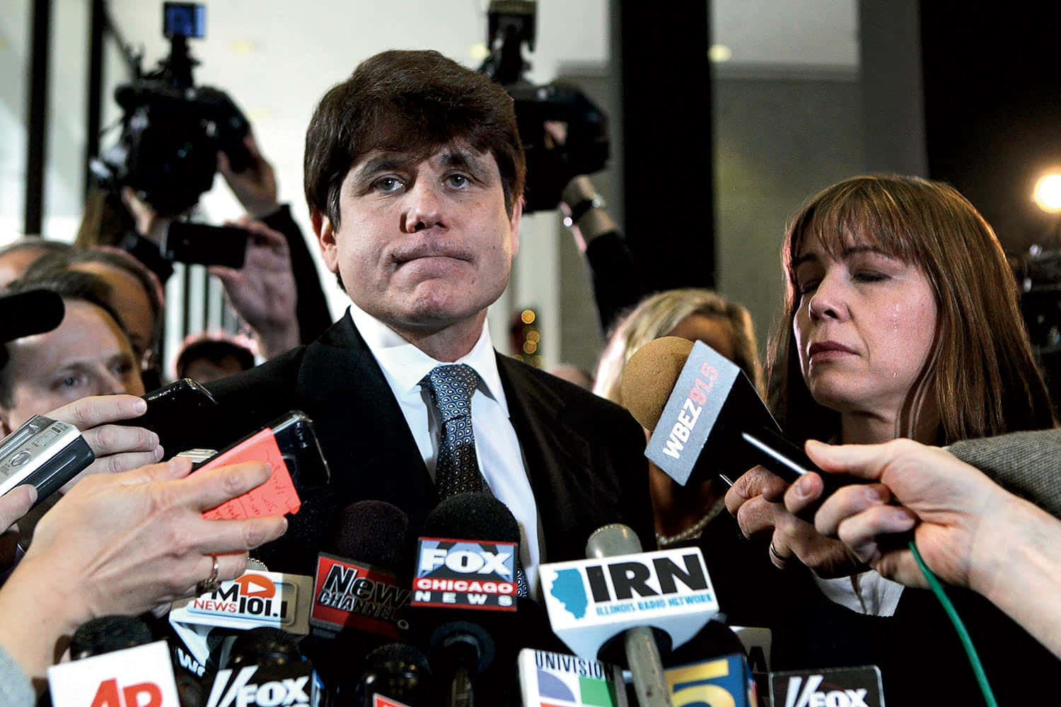 Rod Blagojevich Surrounded By Ers Wallpaper