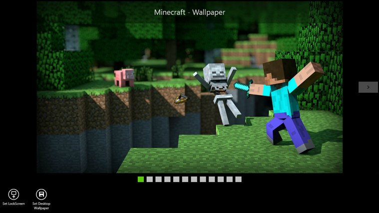Minecraft Wallpaper Is An App That Contains A Set Of