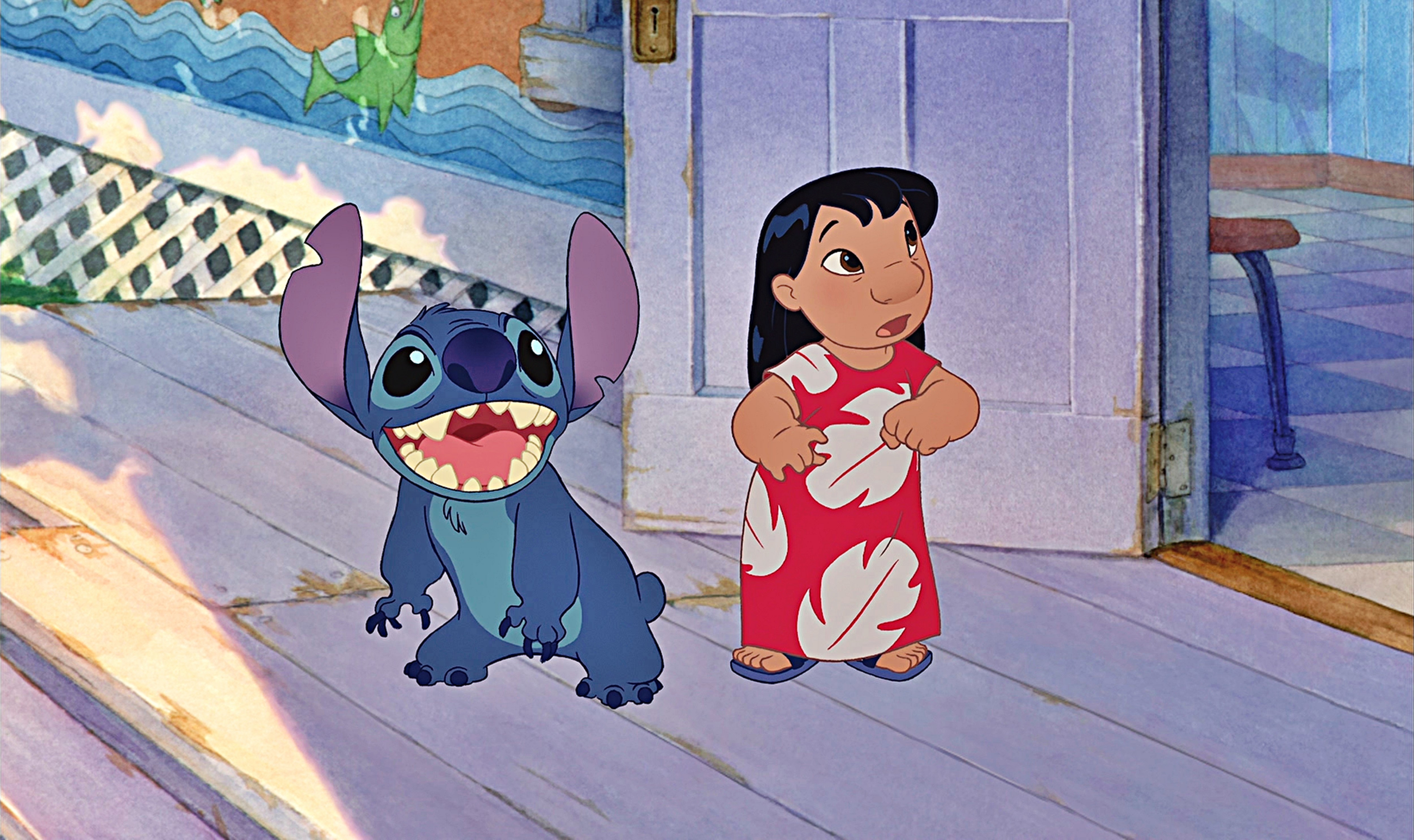 Lilo And Stitch Greek Wallpaper