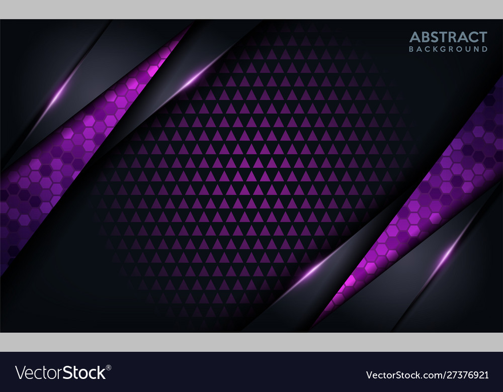 Purple Abstract Modern Futuristic Background Dark Vector Image