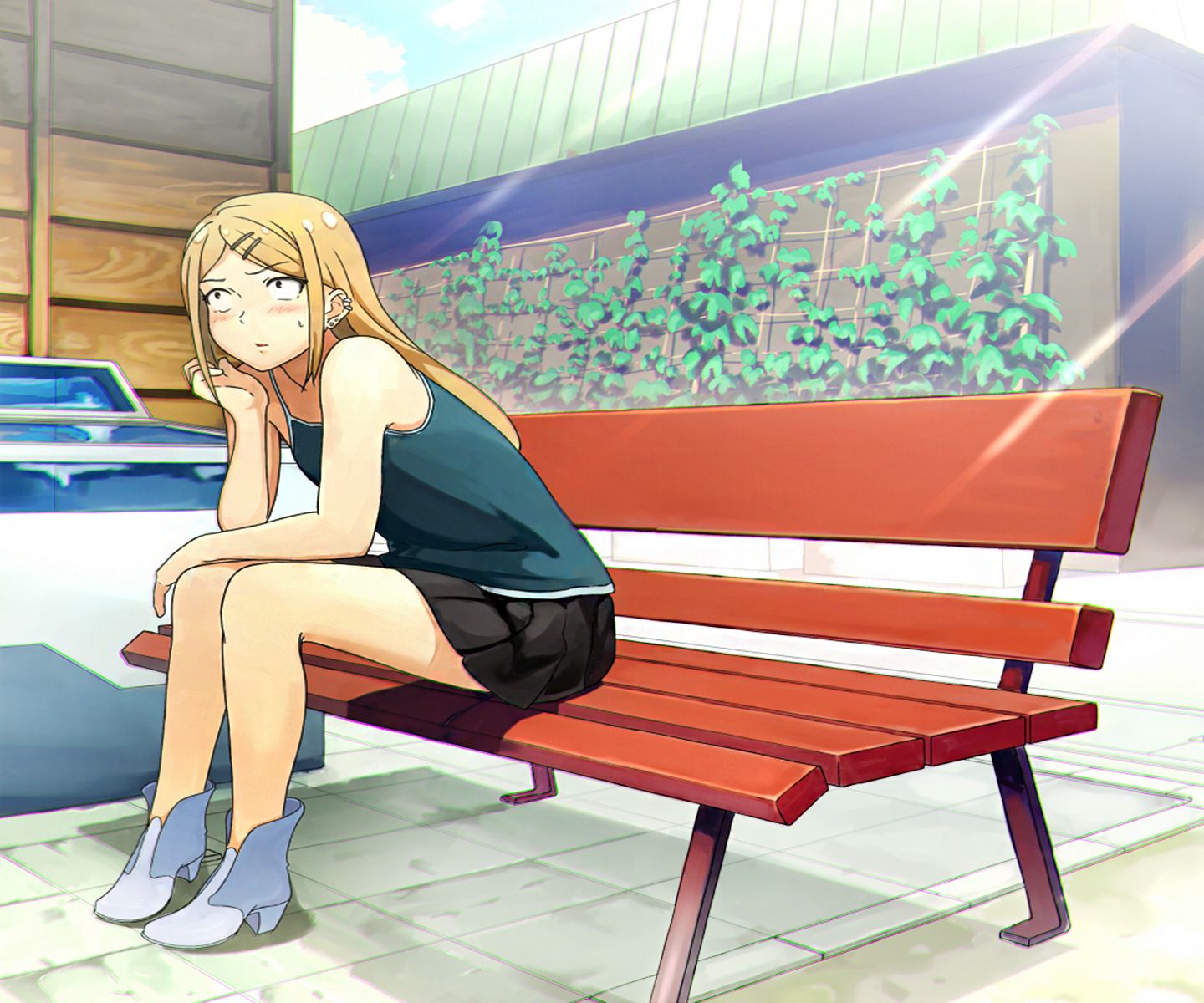 Anime Dagashi Kashi Endou Saya Wallpaper
