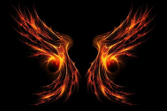 Fire Wings Wallpaper
