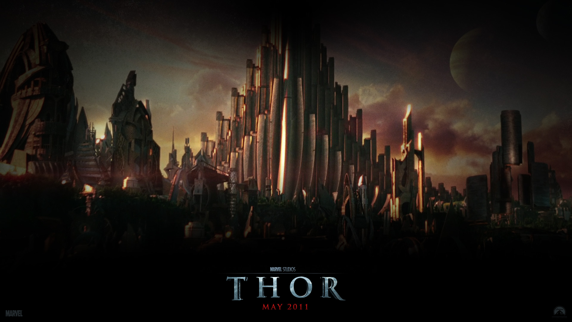 Asgard From The Movie Thor Desktop Wallpaper