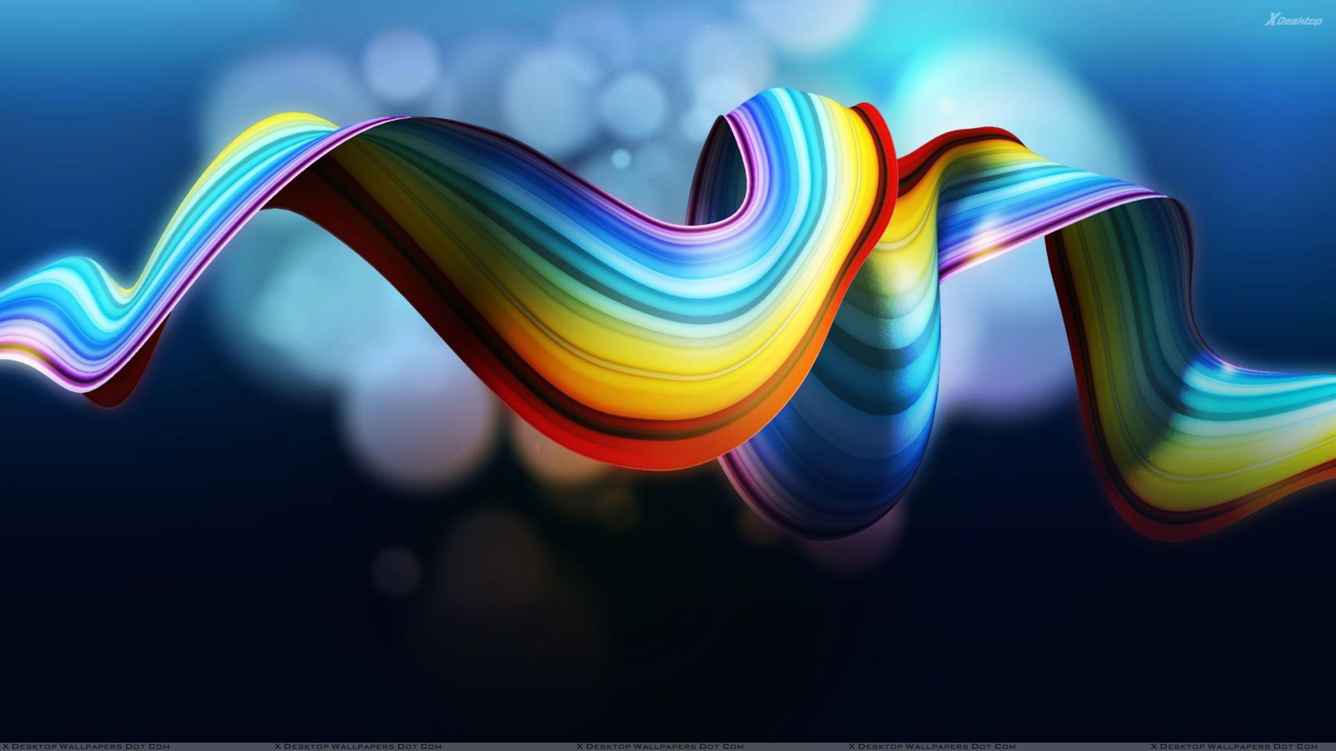 HD Wallpaper Rainbow Abstract Background
