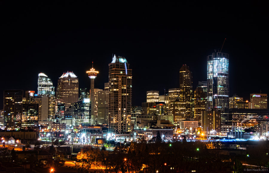 Calgary Skyline By Skyhy