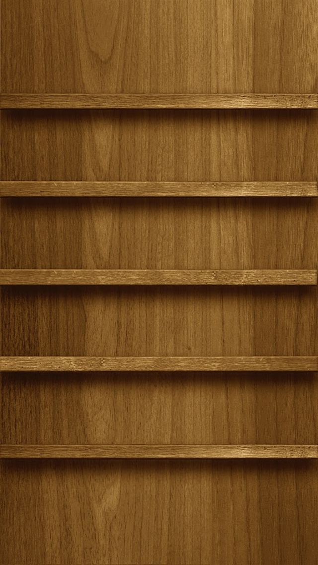 Wood Design iPhone Wallpaper Top