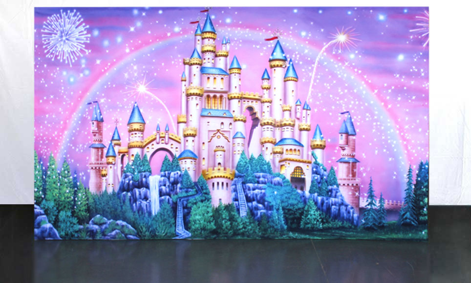 Fairy Tale Castle Background Fairytale Party Wall