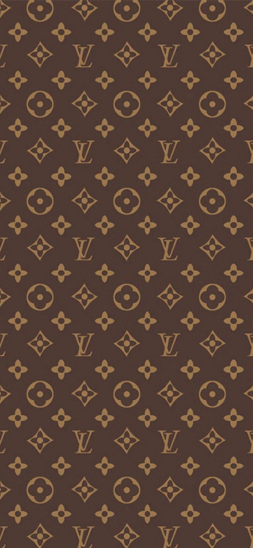 Brown Aesthetic Louis Vuitton Phone Wallpaper