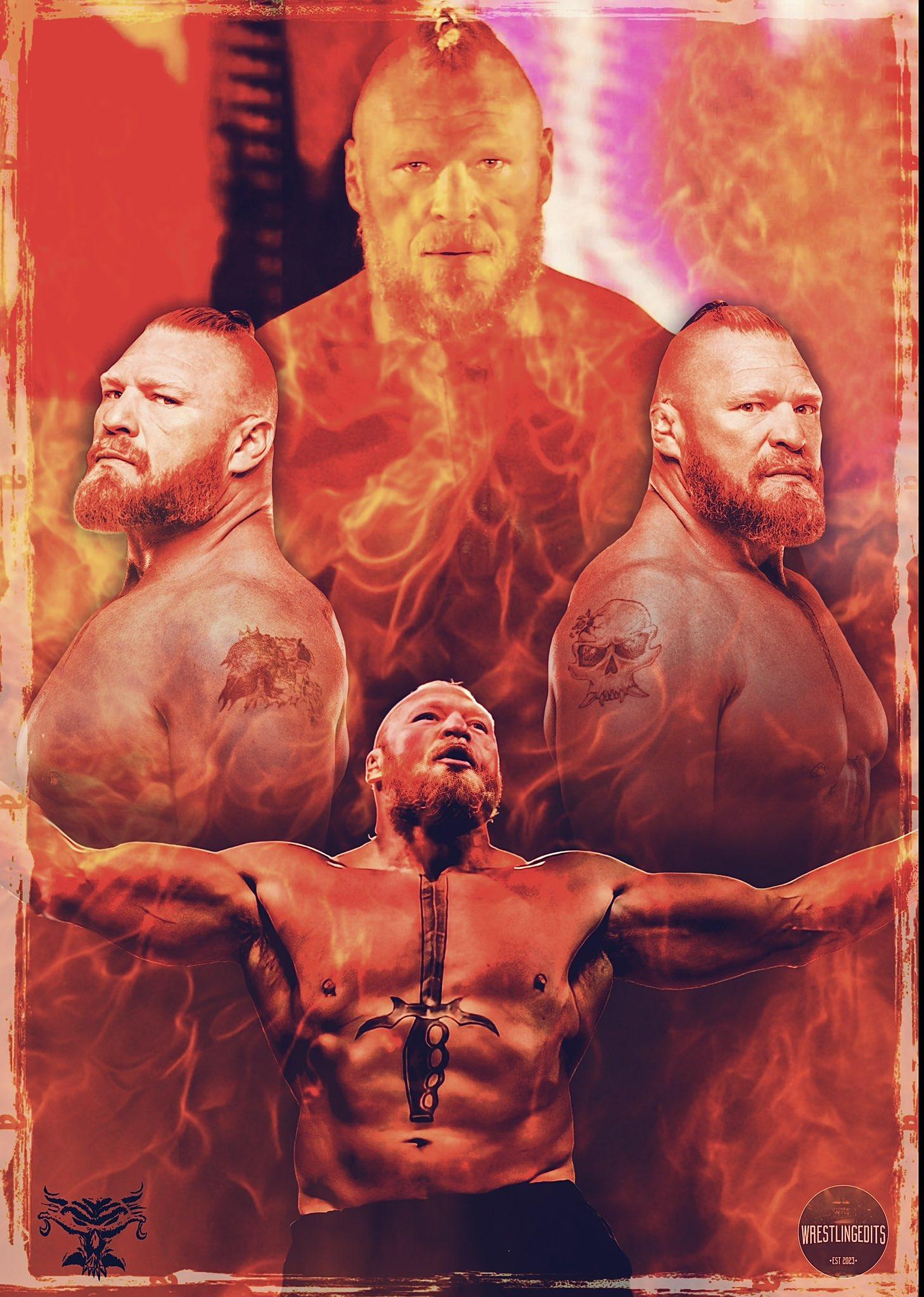Wrestlingeditsuk On X The Beast Incarnate Brock Lesnar