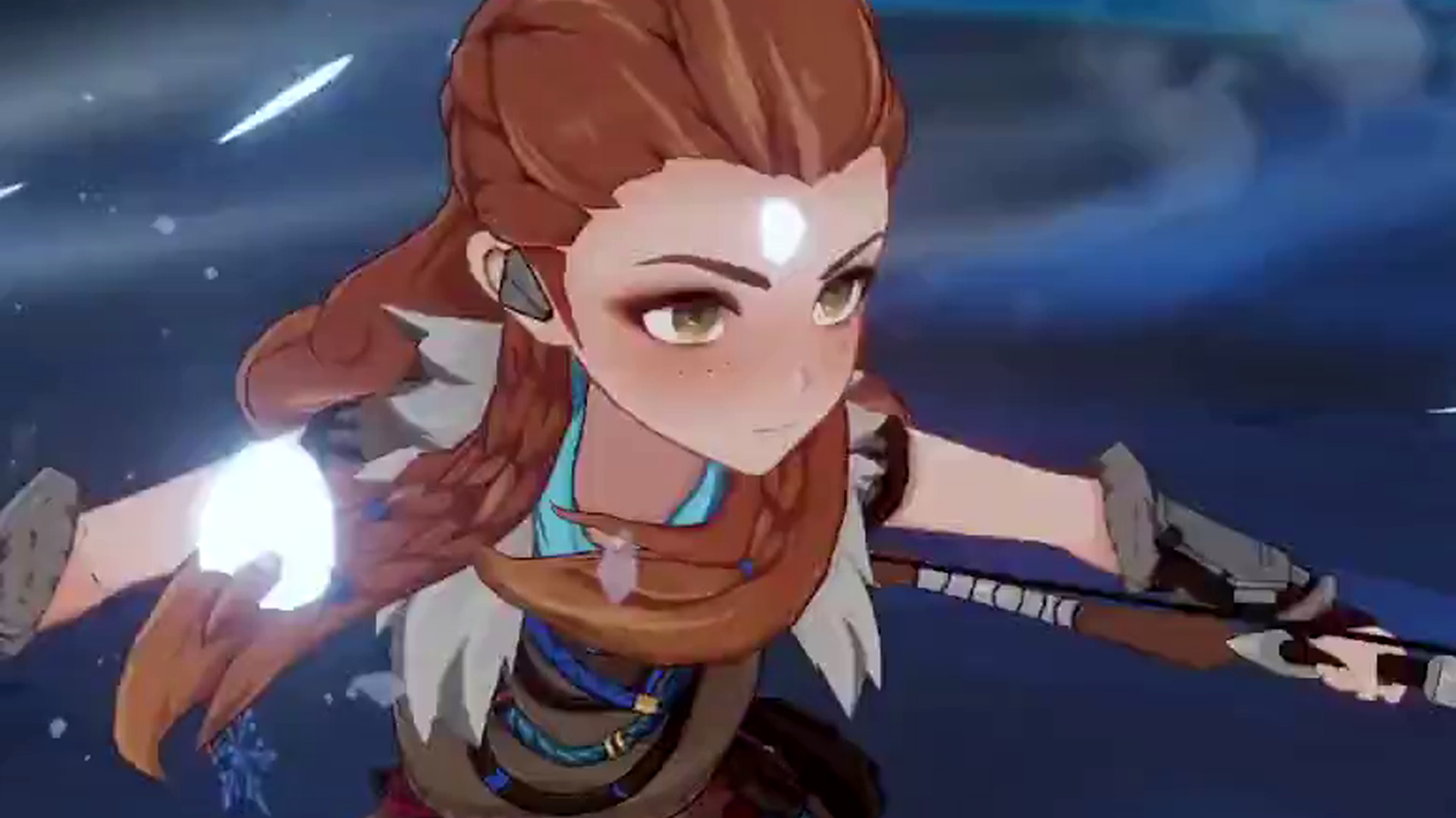 Here S The First Gameplay Of Horizon Aloy In Genshin Impact