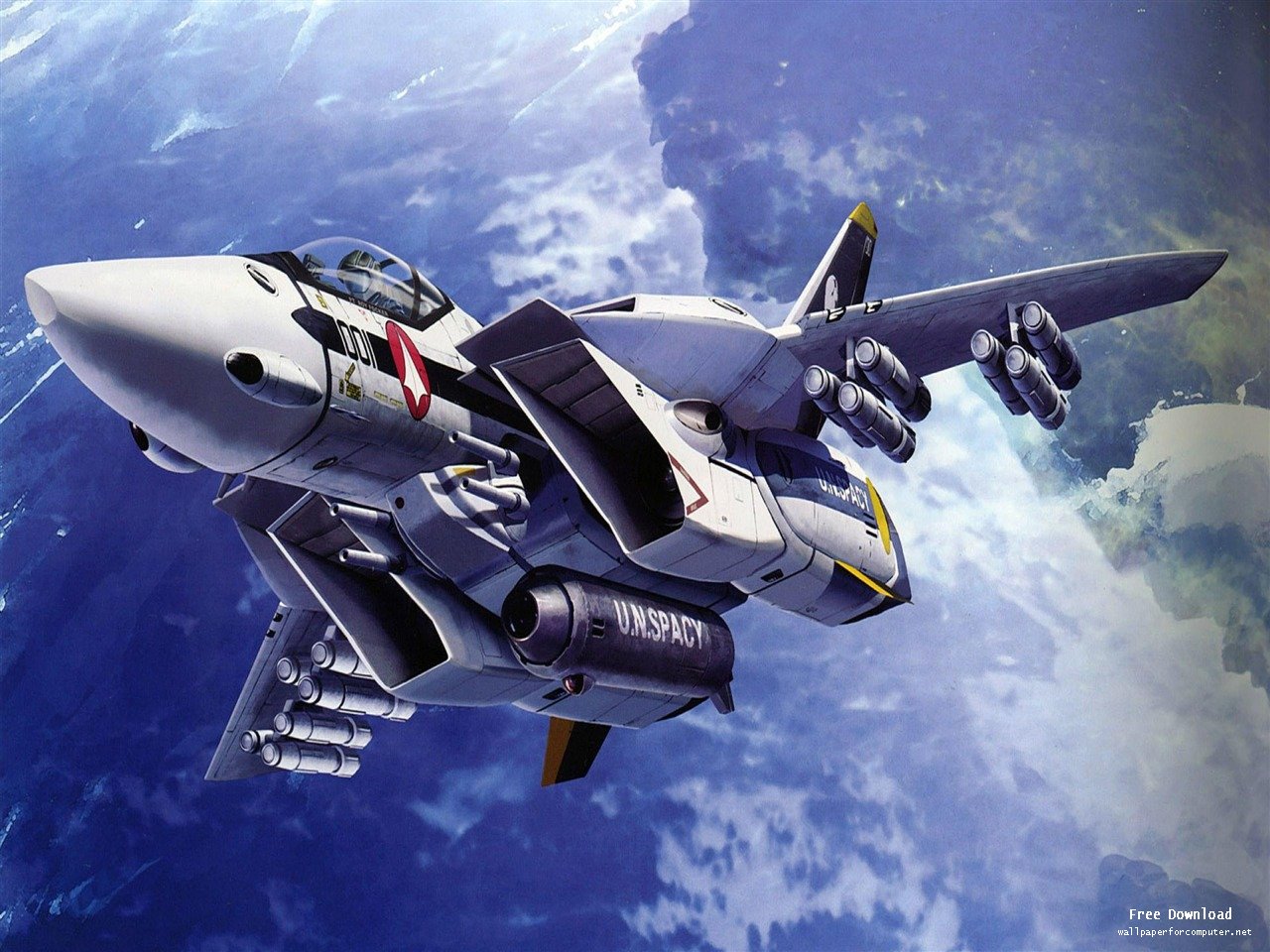 Fighter Aircraft Anime Military HD Wallpaper