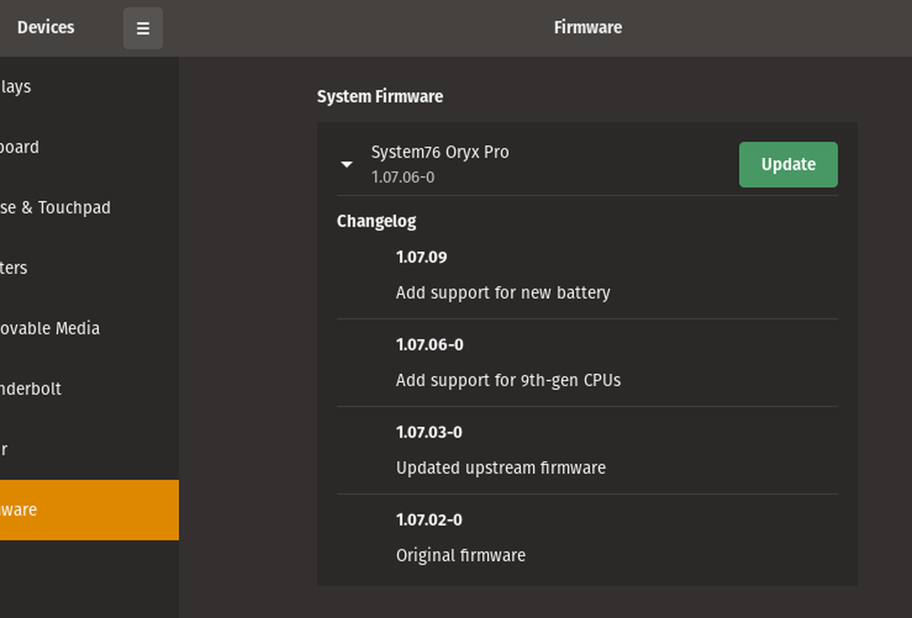 System76 Launches A Graphical Firmware Manager Patible With