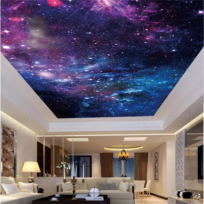 Compre Techo Wallpaper Personalizado Sal N Dormitorio