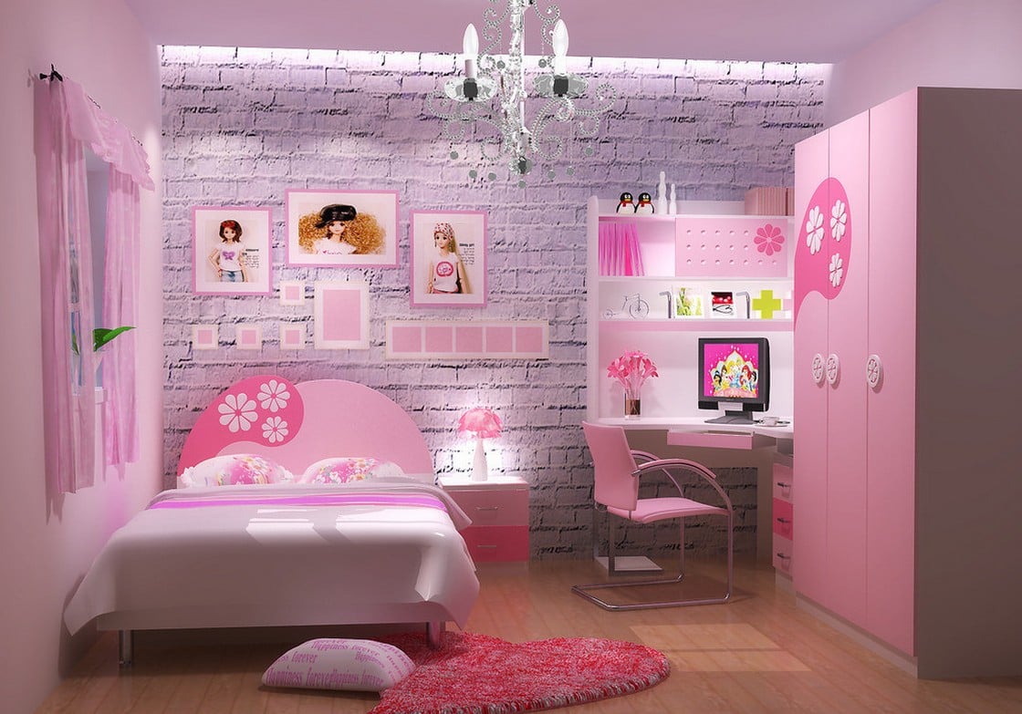 Free Download Design Wardrobe Design For Girls Bedroom Pink