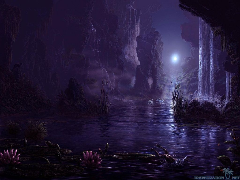 Beautiful Night Dark Nature Wallpaper Pixel HD