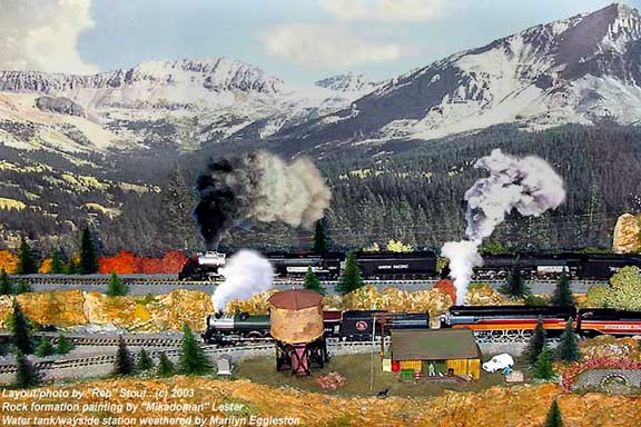 Discounts for model railroad model train backdrops scenery