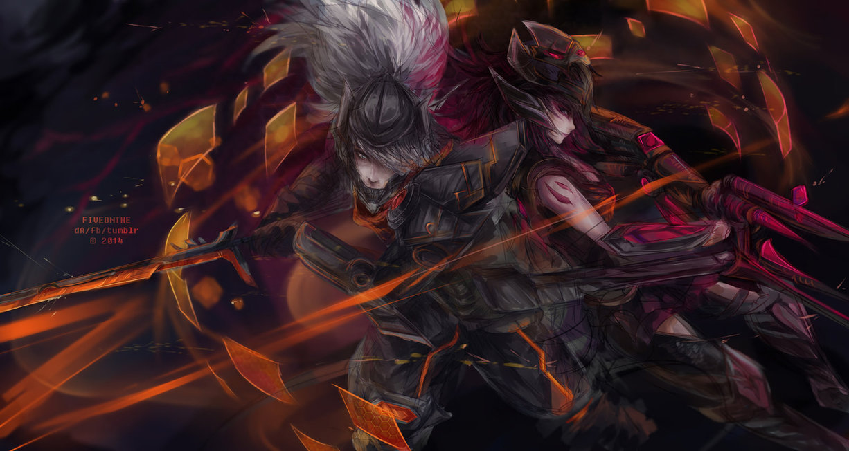 Lol Project Yasuo And Headhunter Caitlyn By Fiveonthe