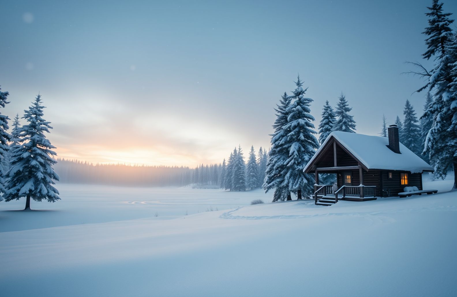Winter Scene Wallpaper