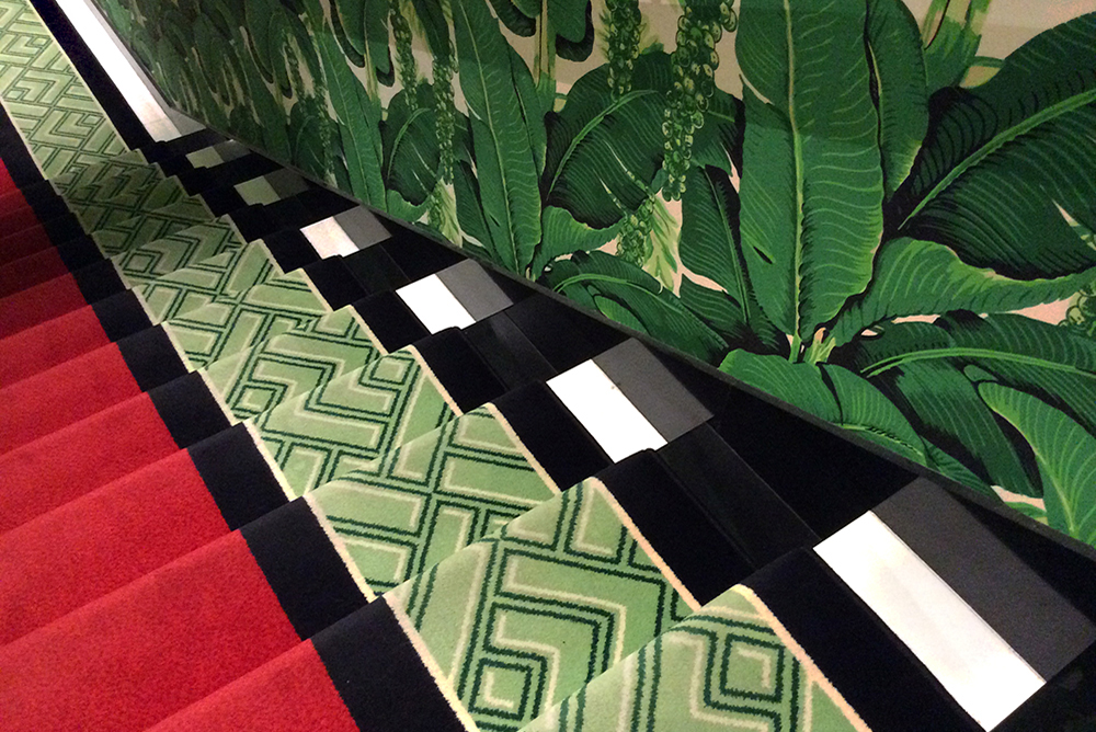 Carleton Varney Designed The Carpet That Leads From Registration
