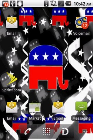 Republican Live Wallpaper App For Android
