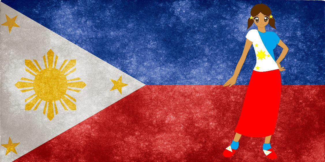 Philippines Flag Grunge Background Wallpaper Png