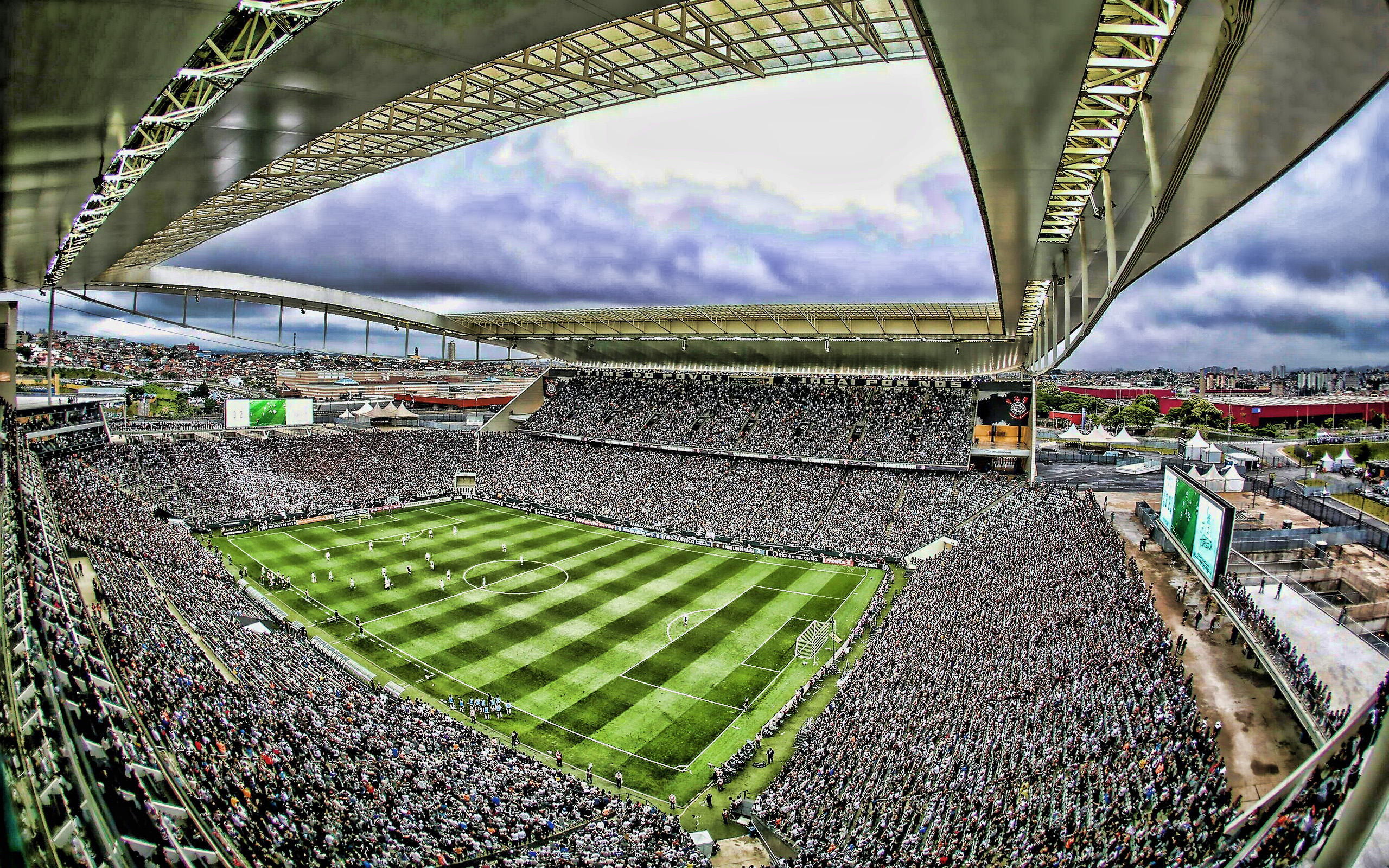 Wallpaper Arena Corinthians Match Stadium