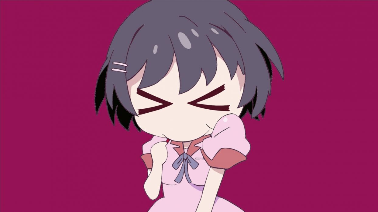 Hanekawa Tsubasa Anime Girls Monogatari Series Wallpaper