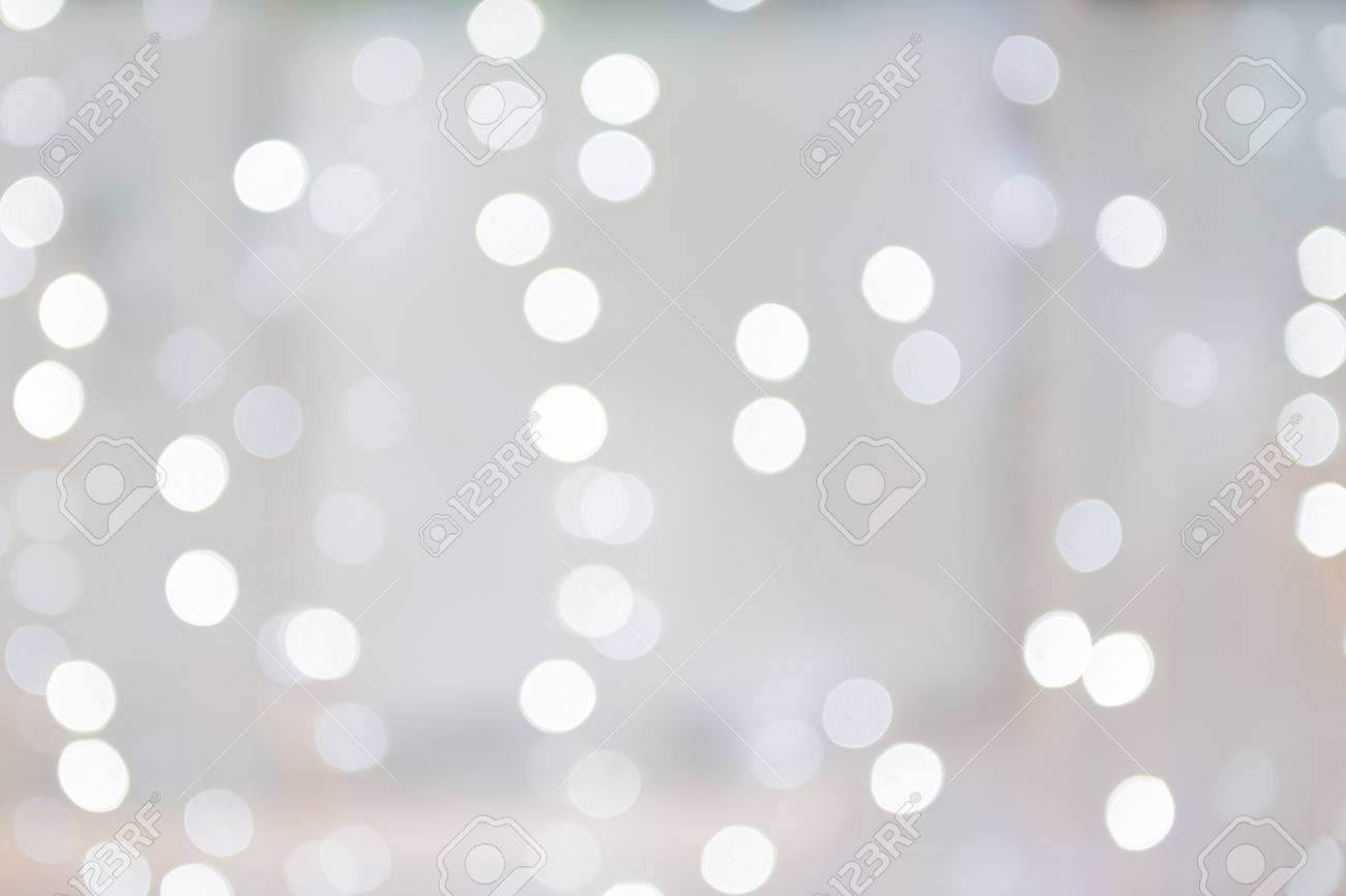 Blurry Background Circles Christmas Lights Stock